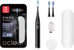 Oclean X Pro 20 S Black pouzdro a sonický kartáček, černý