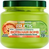 Garnier Fructis Vitamin & Strength Ultra posilující Biotin Hair Bomb maska pro slabé vlasy, 320 ml