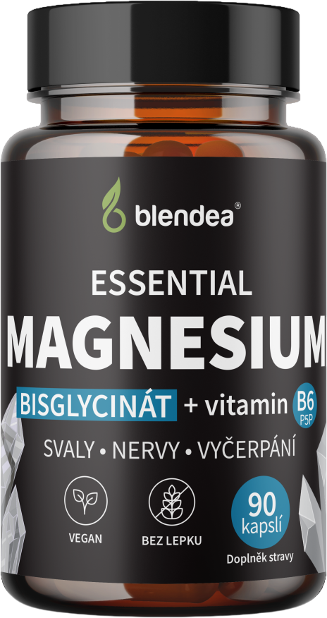 Blendea Hořčík Bisglycinát s vitamínem B6 90 kapslí
