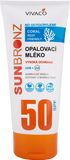 Vivaco Opalovací mléko bez octocrylenu SPF 50 coral friendly 200 ml