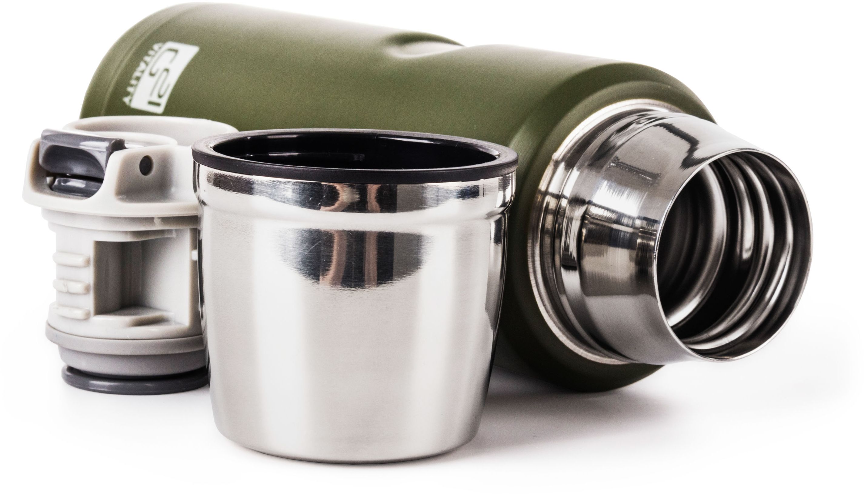 G21 Termoska na pití, khaki zelená 500 ml