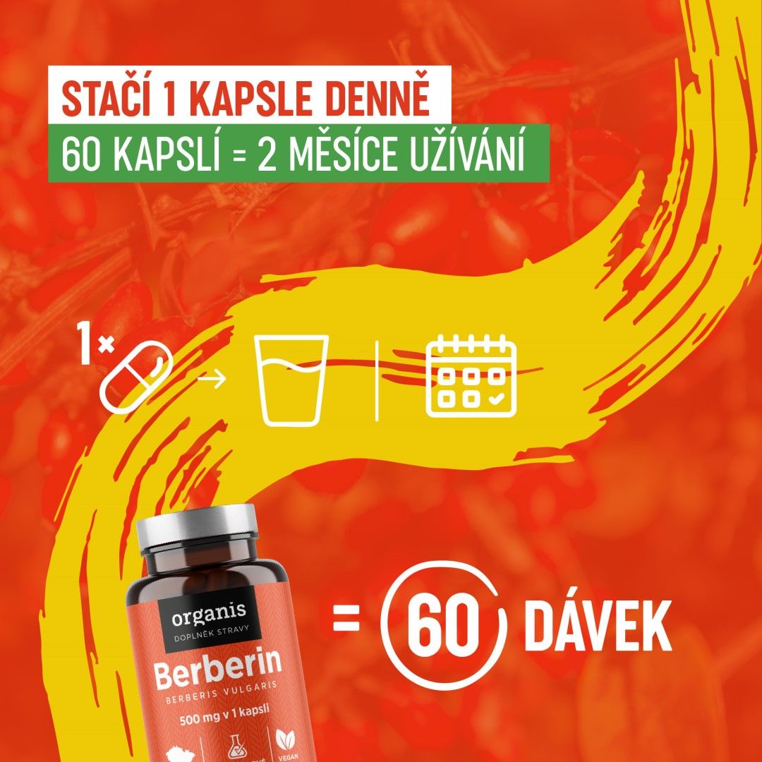 Organis Berberin 30 kapslí