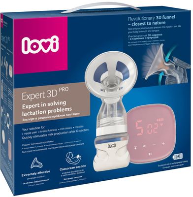 LOVI Dvoufázová elektrická odsávačka mateřského mléka Expert 3D Pro