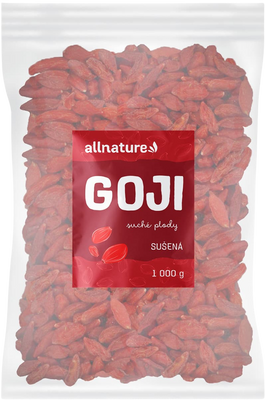 Allnature Goji sušené plody 1000 g