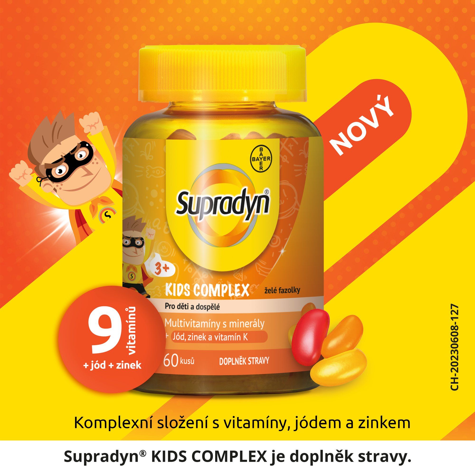 Supradyn Kids Complex želé fazolky 60 ks