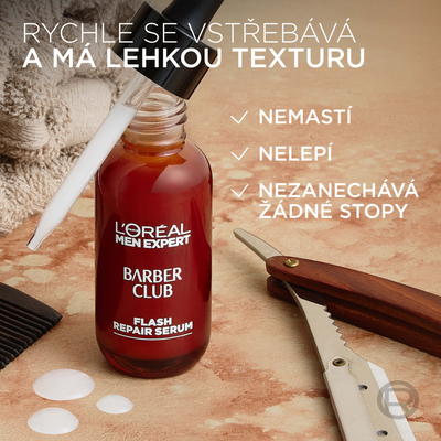 L'Oréal Paris Men Expert Barber Club Sérum na bleskovou regeneraci pleti 30 ml