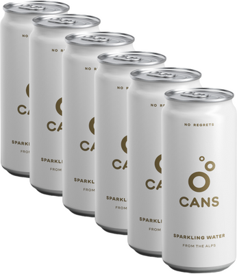 CANS Jemně perlivá alpská voda 6 x 330 ml