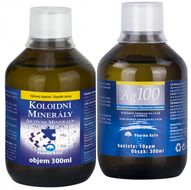 Pharma Activ Koloidní minerály 300 ml + Ag100 10ppm 300 ml 2 ks