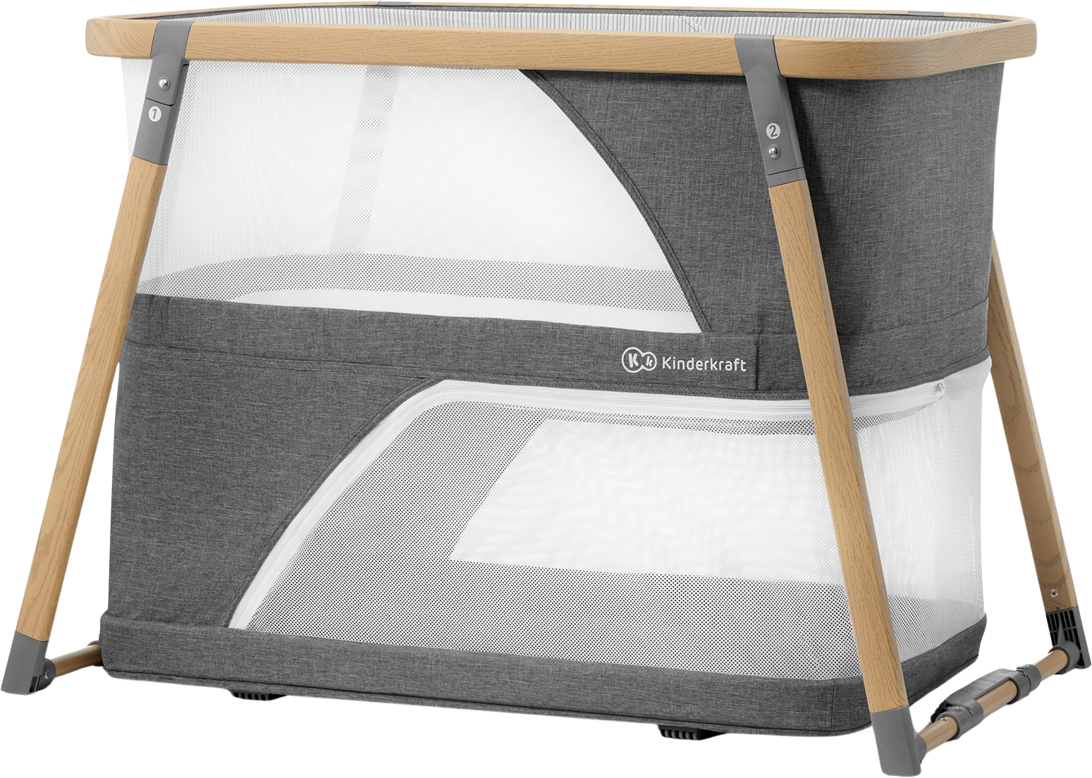 Kinderkraft Postýlka multifunkční 4v1 Sofi Gray