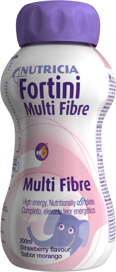 Fortini pro děti S vlákninou Jahoda 200 ml