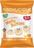 Kiddylicious Ovocno - zeleninové knoflíčky Banán s dýní 5 x 6 g