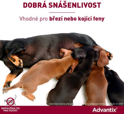 Advantix pro psy spot-on 10-25 kg 4 x 2.5 ml
