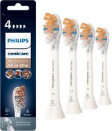 Philips Sonicare Premium All-in-One HX9094/10 náhradní hlavice, bílá 4 ks