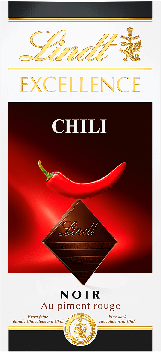 Lindt Čokoláda EXCELLENCE Hořká s chilli extraktem 100 g