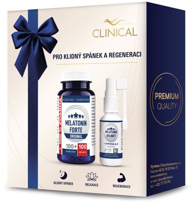 Clinical Melatonin Forte Original + Melatonin spray 1+1 30 tablet