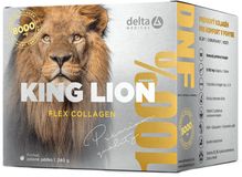 Delta KING LION flex COLLAGEN, prášek na přípravu nápoje 240 g