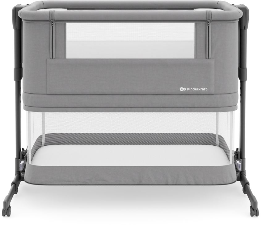 Kinderkraft Postýlka polohovací Nestee Grow 2 Dark Grey 1 ks