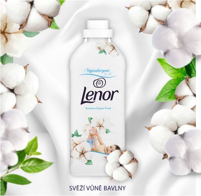 Lenor aviváž Cotton Fresh 2 x 1200 ml
