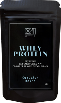 B-Fit Club Whey Protein Čokoláda-kokos 30 g