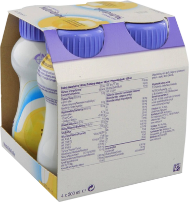 Nutridrink Protein s příchutí vanilka 4 x 200 ml