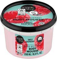 Organic Shop Povzbuzující tělová pěna Sladká malina 250 ml