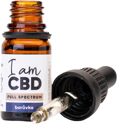 I am CBD Full Spectrum CBD olej 15% s borůvkovou příchutí 10 ml