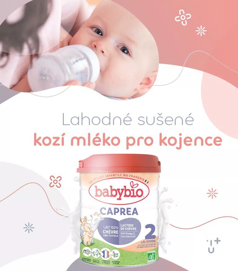BABYBIO CAPREA 2 plnotučné kozí kojenecké bio mléko 800g