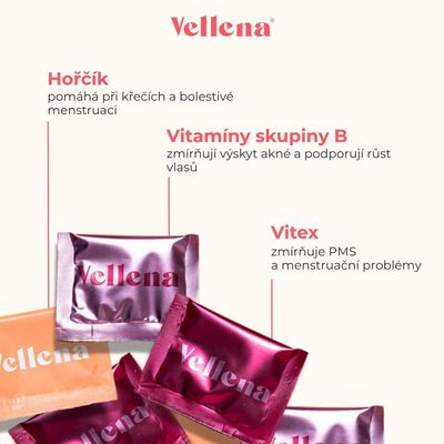 Vellena Ženské zdraví nápoj příchuť Grep 30 sáčků