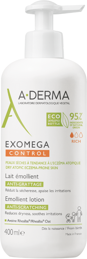 A-Derma Exomega Control Emolienční mléko 400 ml