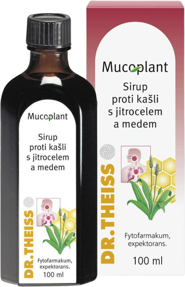 Mucoplant Sirup s jitrocelem a medem 100 ml
