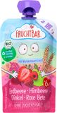 Fruchtbar BIO Ovocná kapsička s jahodami, malinami, červenou řepou a špaldou 100 g