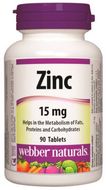 Webber Naturals Zinek 15 mg 90 tablet
