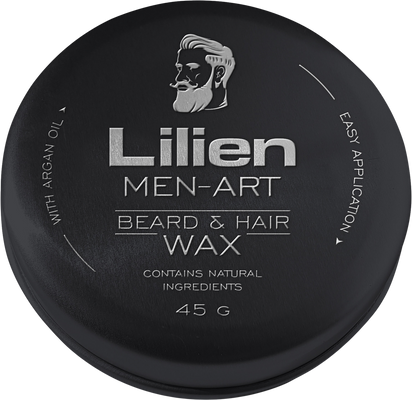 Lilien Men Art beard&hair wax Black 45 g