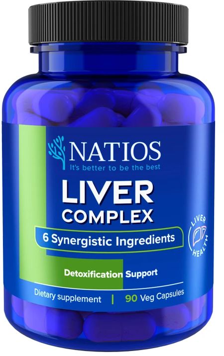 Natios Liver Complex, Komplex 6 složek na játra 90 kapslí