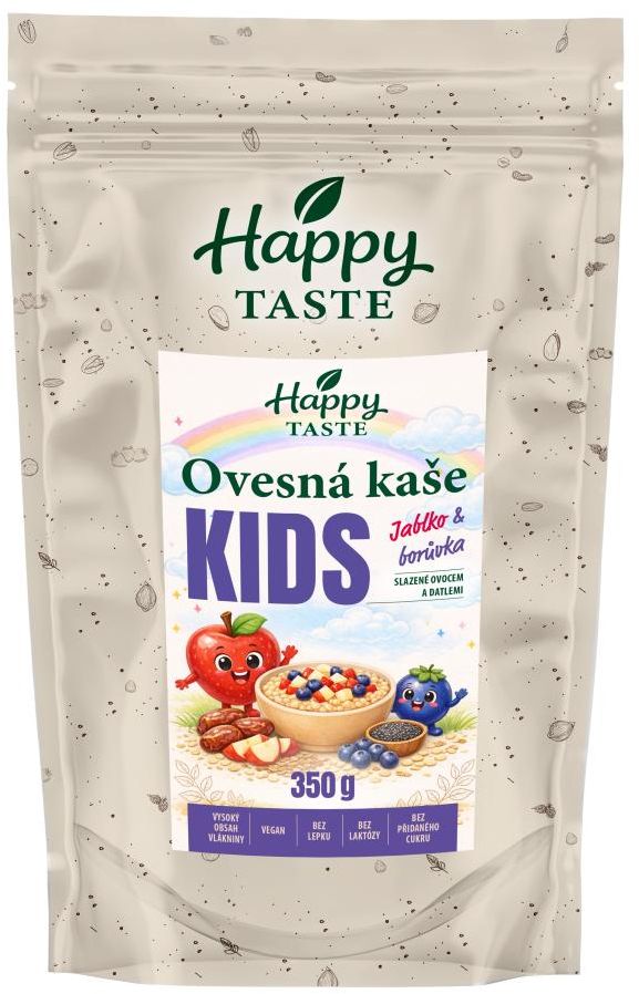 Bezva müsli Ovesná kaše KIDS jablko a borůvka 350 g