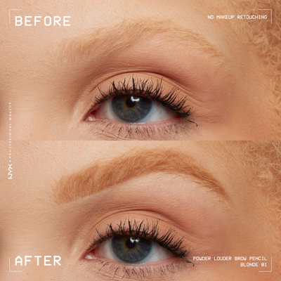 NYX Professional Makeup Powder Louder Brow Pencil pudrová tužka na obočí, Blonde