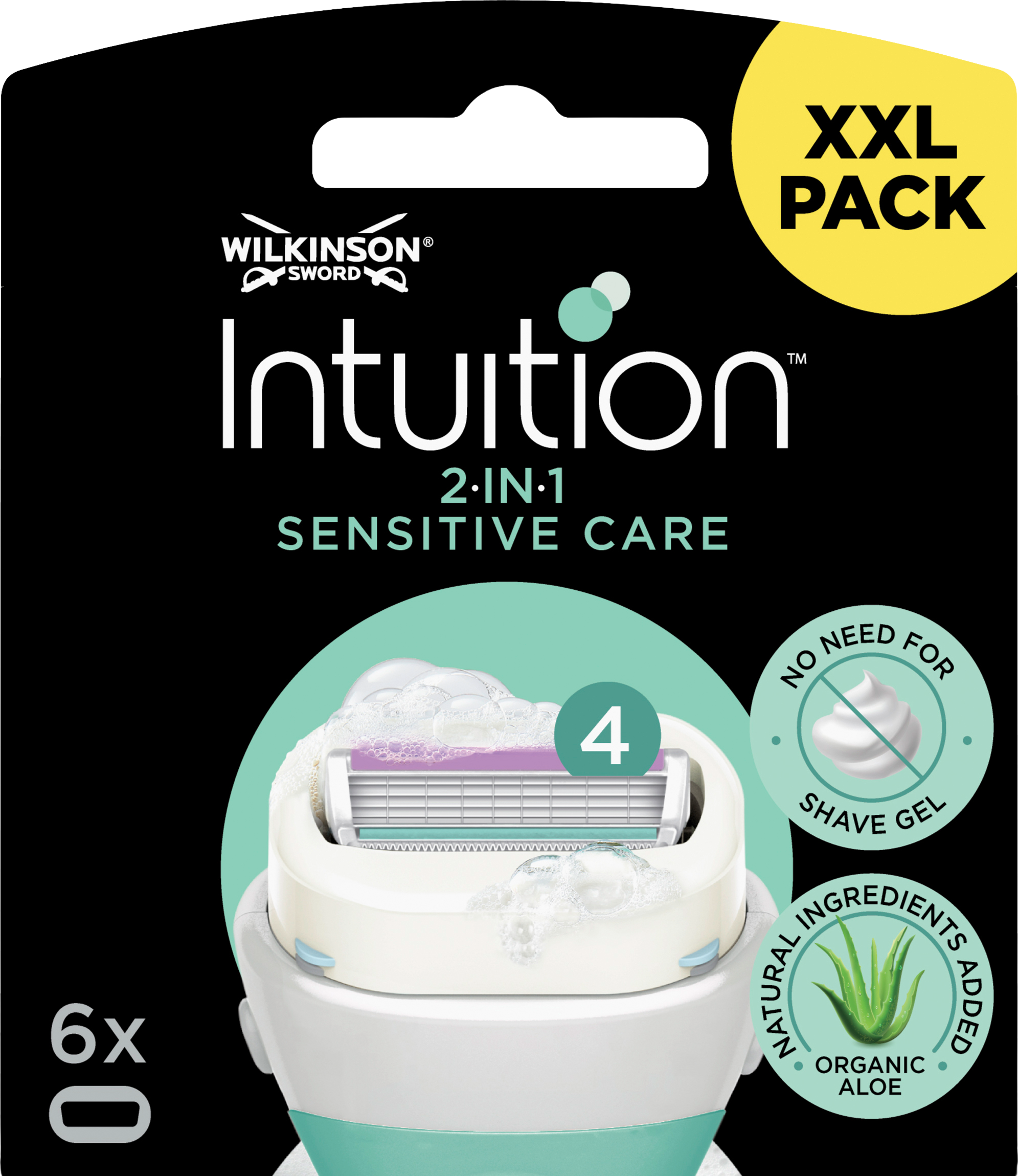 Wilkinson Sword Intuition Sensitive Care Náhradní hlavice 6 ks