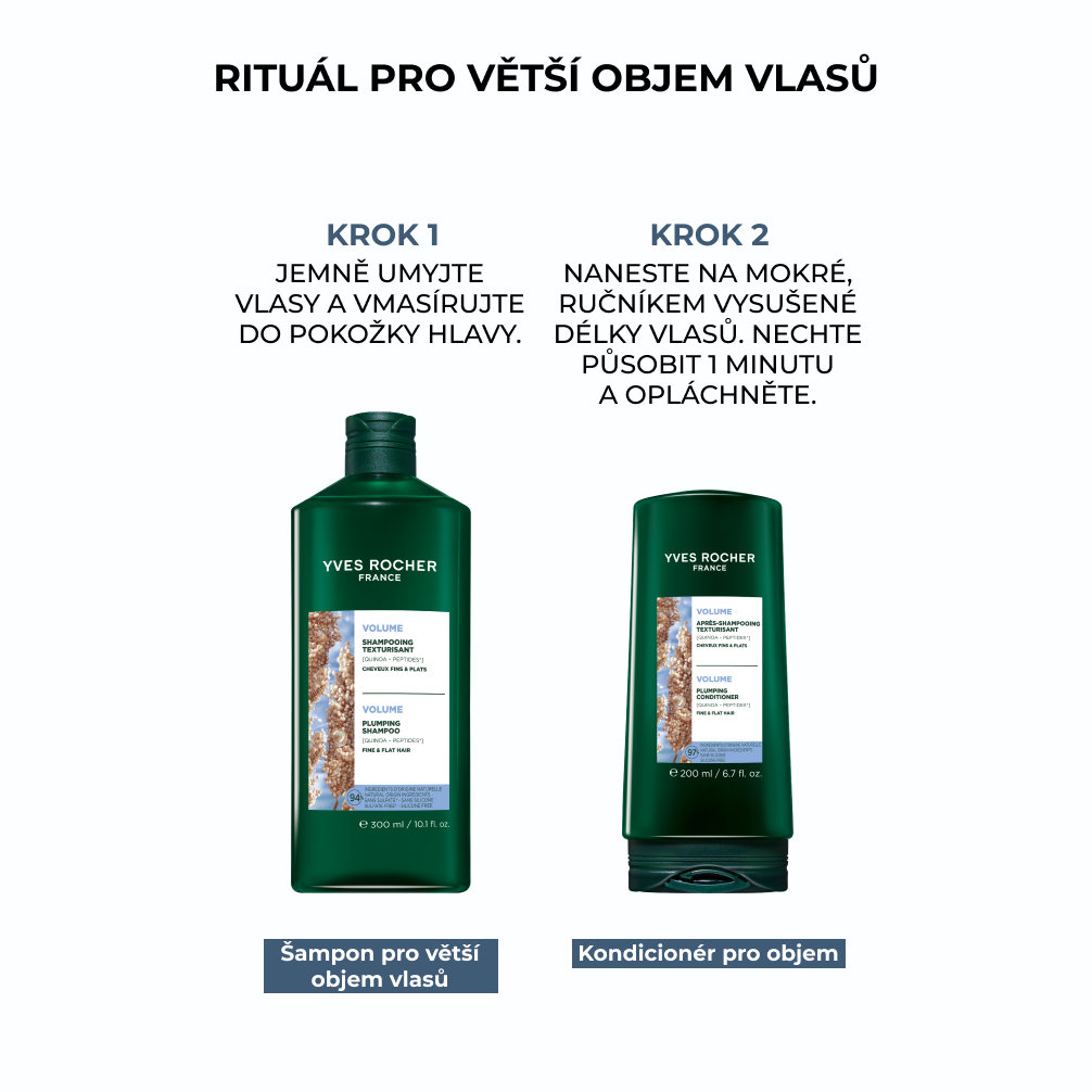 Yves Rocher Kondicionér pro větší objem vlasů 200 ml