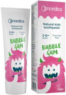 Nordics Dětská přírodní zubní pasta Bubble Gum 50 ml