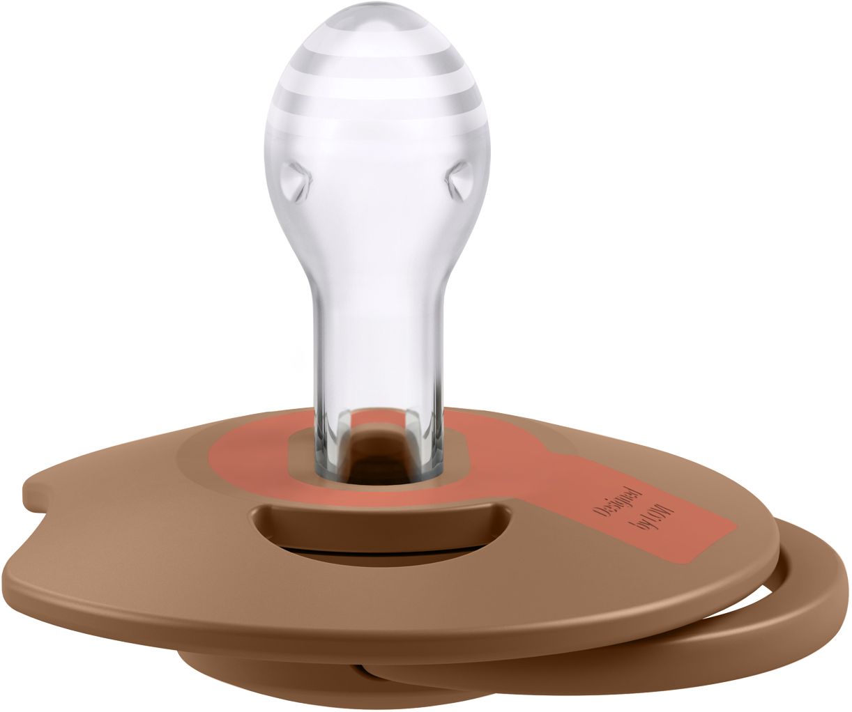 LOVI Dudlík silikonový dynamický PRIME 18m+ Granola/Orange 2 ks