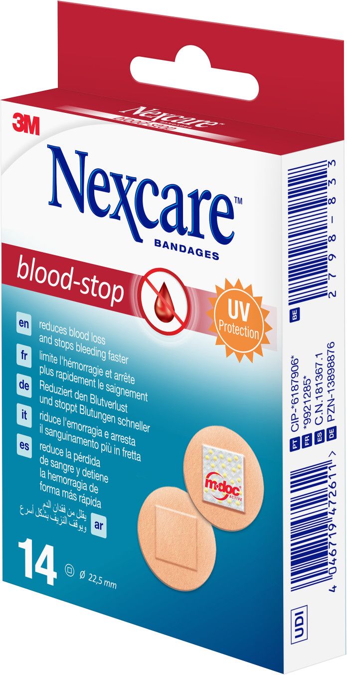 3M Nexcare Blood-Stop kolečka 14 x 22 mm