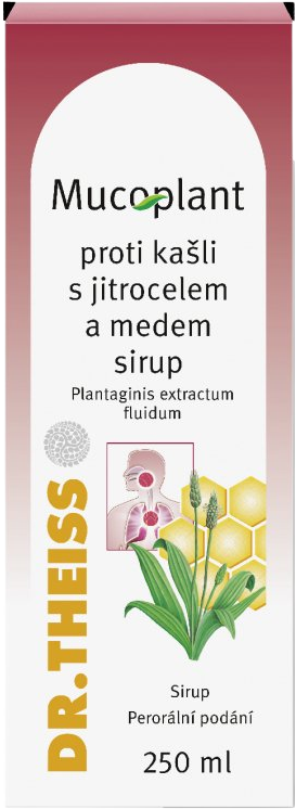 Mucoplant Sirup s jitrocelem a medem 250 ml