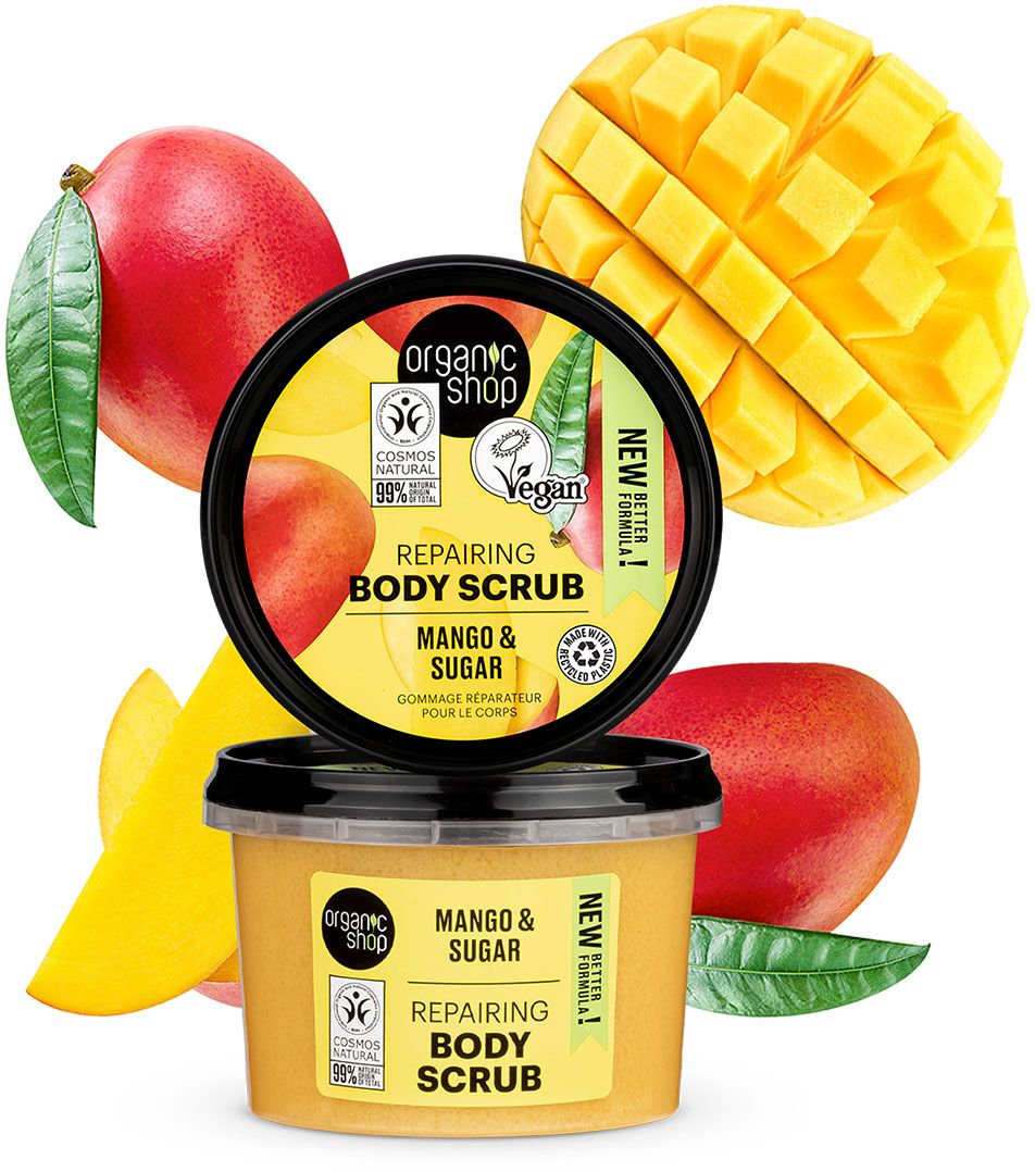 Organic Shop Regenerační tělový peeling Mango a cukr 250 ml