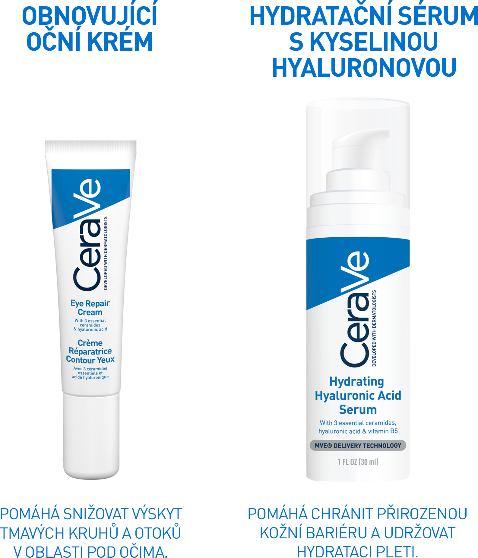 CeraVe Obnovující oční krém proti otokům a tmavým kruhům 14 ml
