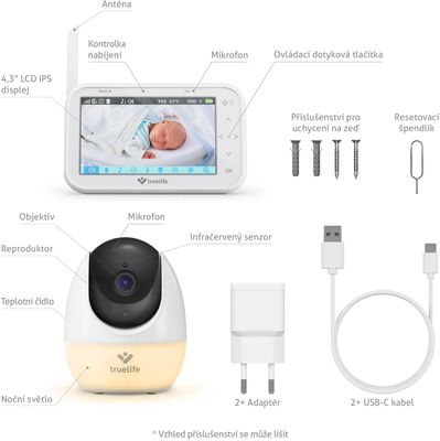 TrueLife Videochůvička digitální NannyCam R4 Pro