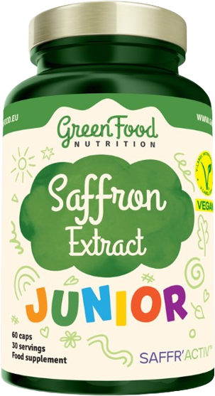 GreenFood Nutrition Junior Saffron Extract 60 kapslí