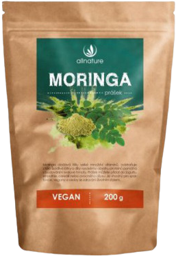Allnature Moringa prášek raw 200 g