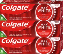 Colgate Max White One Sensational Mint Zubní pasta 3 x 75 ml
