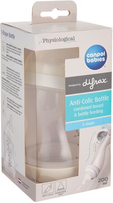 Canpol babies Lahev širokohrdlá antikoliková S-Shape 200 ml