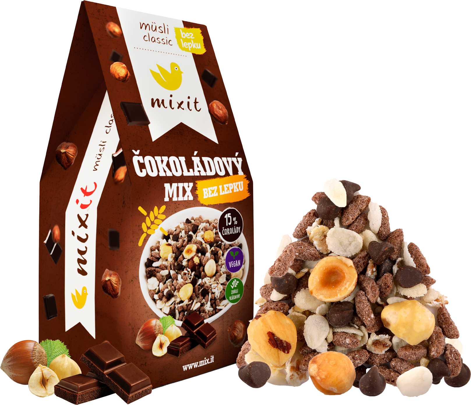 Mixit Classic - Čokoládový mix bez lepku 430 g